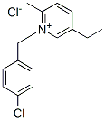 1-[(4-chlorophenyl)methyl]-5-ethyl-2-methylpyridinium chloride Struktur