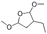 3-ethyltetrahydro-2,5-dimethoxyfuran Struktur