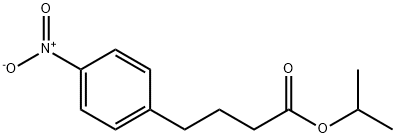 isopropyl 4-(4-nitrophenyl)butyrate Struktur