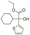 ethyl alpha-cyclohexyl-alpha-hydroxythiophen-2-acetate Struktur