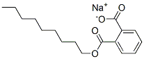 sodium nonyl phthalate Struktur