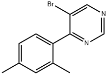 5-Bromo-4-(2,4-dimethylphenyl)pyrimidine Struktur