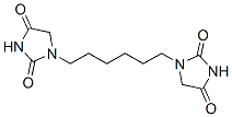 1,1'-(hexane-1,6-diyl)bisimidazolidine-2,4-dione Struktur
