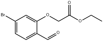 ethyl 2-(5-broMo-2-forMylphenoxy)acetate Struktur