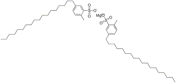 magnesium octadecyltoluenesulphonate Struktur