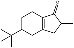 5-(tert-butyl)-2,3,4,5,6,7-hexahydro-2-methyl-1H-inden-1-one  Struktur