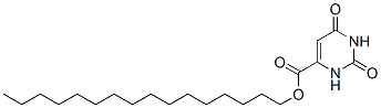hexadecyl 1,2,3,6-tetrahydro-2,6-dioxopyrimidine-4-carboxylate Struktur