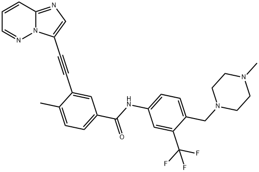 Ponatinib Struktur