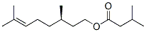 (R)-3,7-dimethyloct-6-enyl isovalerate Struktur