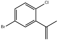 4-Bromo-1-chloro-2-(prop-1-en-2-yl)benzene Struktur