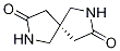 2,7-Diazaspiro[4.4]nonane-3,8-dione, (5S)- Struktur