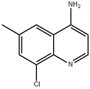4-AMINO-8-CHLORO-6-METHYLQUINOLINE 結(jié)構(gòu)式