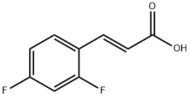 反式-2,4-二氟肉桂酸 結(jié)構(gòu)式
