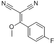 [(4-fluorophenyl)(methoxy)methylidene]propanedinitrile Struktur