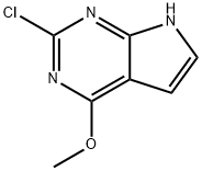 2-CHLORO-6-METHOXY-7-DEAZAPURINE|2-氯-4-甲氧基-7H-吡咯并[2,3-D]嘧啶