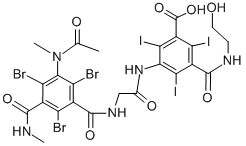 Ioxabrolic acid Struktur