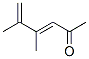 3,5-Hexadien-2-one, 4,5-dimethyl-, (E)- (9CI) Struktur