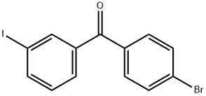 4'-BROMO-3-IODOBENZOPHENONE Structure