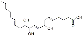 (5E,9E,14E)-8,11,12-trihydroxyicosa-5,9,14-trienoic acid Struktur