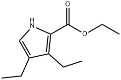 3,4-DIETHYL-1H-PYRROLE-2-CARBOXYLIC ACID ETHYL ESTER Struktur