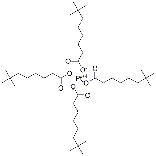 neodecanoic acid, platinum salt Struktur
