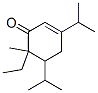 6-ethyl-3,5-bis(isopropyl)-6-methylcyclohexen-1-one Struktur
