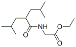 ethyl N-(2-isobutyl-4-methyl-1-oxopentyl)glycinate Struktur