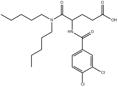 rac-(R*)-4-[(3,4-ジクロロベンゾイル)アミノ]-5-(ジペンチルアミノ)-5-オキソペンタン酸 price.