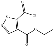 4,5-Isothiazoledicarboxylic acid, 4-ethyl ester Struktur