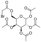 1,2,3,4-tetra-O-acetyl-6-O-bromoacetylgalactopyranose Struktur