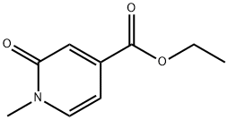 1-Methyl-2-oxo-1,2-dihydropyridine-4-carboxylic acid ethyl ester Struktur