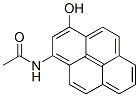 N-acetyl-3-hydroxy-1-aminopyrene Struktur