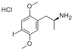 S(+)-DOI HYDROCHLORIDE Struktur