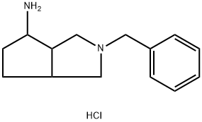 2-芐基-八氫-環(huán)戊[C]吡咯-4-基胺二鹽酸鹽, 1956323-97-9, 結(jié)構(gòu)式