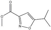Methyl5-(propan-2-yl)-1,2-oxazole-3-carboxylate Structure