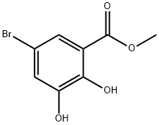 methyl 5-bromo-2,3-dihydroxybenzoate Struktur