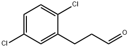 2,5-Dichlorobenzenepropanal Struktur