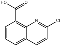 2-chloroquinoline-8-carboxylic acid Struktur