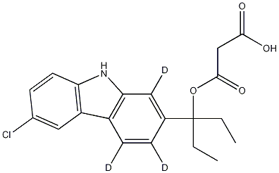 Diethyl-(6-chloro-2-carbazolyl)methyl-d3 Malonate|Diethyl-(6-chloro-2-carbazolyl)methyl-d3 Malonate