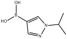 1-ISOPROPYLPYRAZOLE-4-BORONIC ACID 結(jié)構(gòu)式