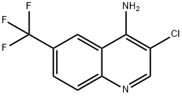 4-Amino-3-chloro-6-trifluoromethylquinoline 結(jié)構(gòu)式