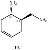 trans-6-Aminomethyl-cyclohex-3-enylamine dihydrochloride Struktur