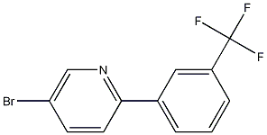 5-bromo-2-(3-(trifluoromethyl)phenyl)pyridine Struktur