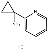 1-(2-Pyridyl)cyclopropylamine Dihydrochloride Struktur