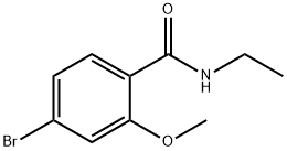 4-Bromo-N-ethyl-2-methoxybenzamide Struktur