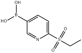 6-(Ethanesulfonyl)pyridine-3-boronic acid Struktur
