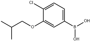 4-Chloro-3-isobutoxyphenylboronic acid Struktur