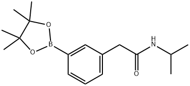 N-Isopropyl-2-[3-(4,4,5,5-tetramethyl-1,3,2-dioxaborolan-2-yl)phenyl]acetamide|3-(N-異丙基氨基羰基)甲基苯硼酸頻那醇酯
