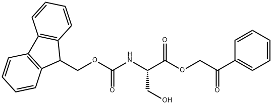 N-(9-Fluorenylmethoxycarbonyl)-L-serine Phenacyl Ester|N-(9-芴甲氧羰基)-L-絲氨酸苯甲酰甲酯