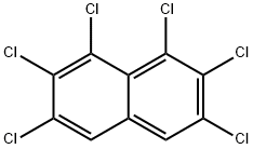 1,2,3,6,7,8-HEXACHLORONAPHTHALENE Struktur